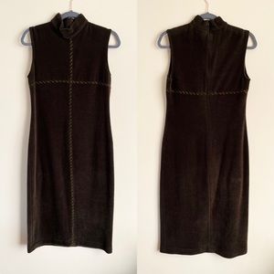 LAST DAY TO PURCHASE! COPINES Dark Olive Green Dress